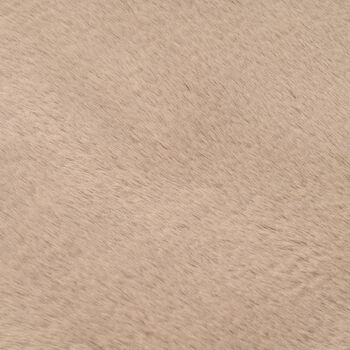 SERENITY NIGHT  Kunstfell-Teppich mit Schaumstoffbasis, Wolkenform, 100x180cm, Cremebeige