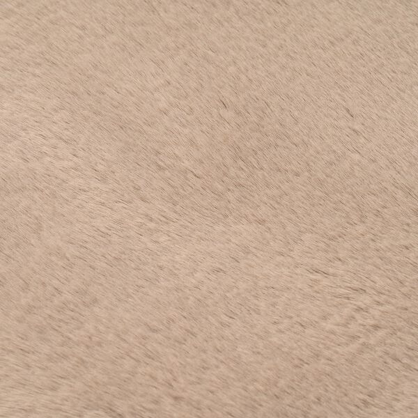 Kunstfell-Teppich mit Schaumstoffbasis, Wolkenform, 100x180 cm, Cremebeige image number 4