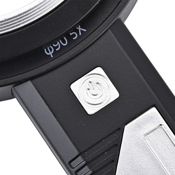 8-fach und 12-fach Handlupe mit Doppellinsen, 19x9x3,2cm, Silber und schwarz image number 9
