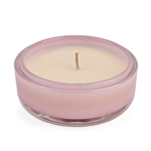 LIVMORE - Duftkerze im Glas mit Bienenmotiv, Lavendel und Jasmin, 120 g, Rosa image number 3