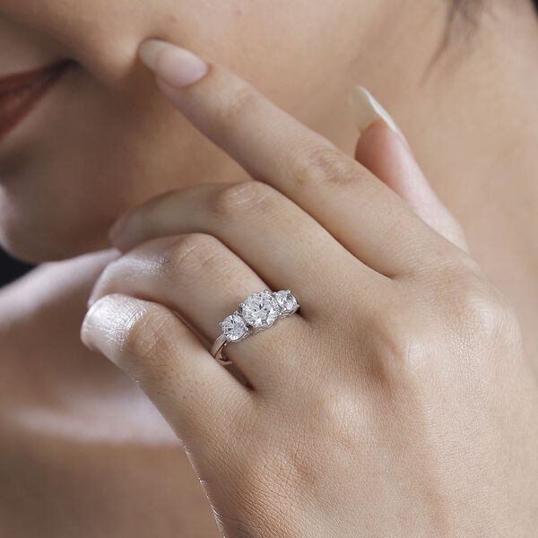 J Francis gefertigt mit SWAROVSKI- Swarovski Zirkonia Ring image number 2