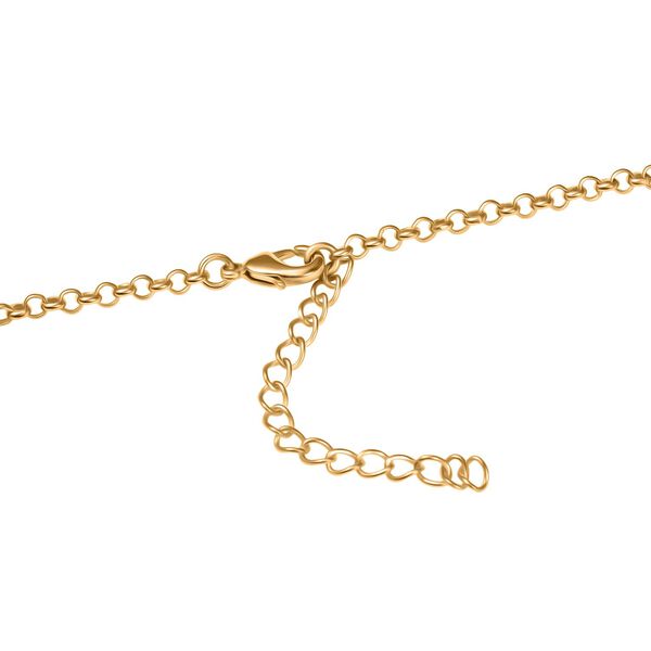 Pfau Quarz Triplette Halskette ca. 45 cm Nickelfreies Messing image number 5