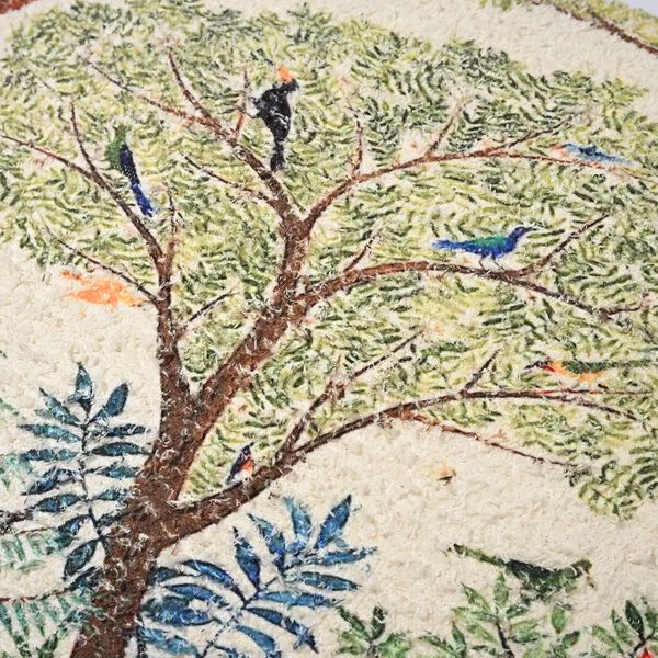 Digitaldruck Kissenh&uuml;lle aus Poly-Baumwollgewebe, 45x45cm, Bl&uuml;ten image number 6