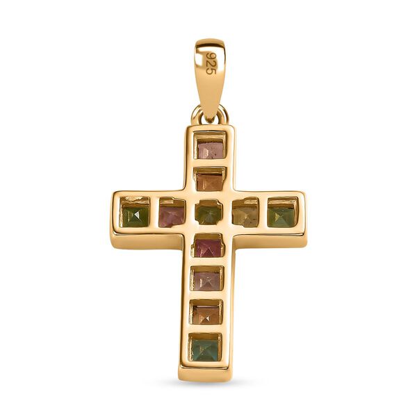 AA Multi-Turmalin Anh&auml;nger -1,44 ct. image number 5