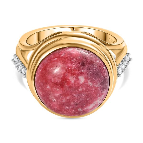 AA Thulit und Zirkon Ring - 10,83 ct. image number 0