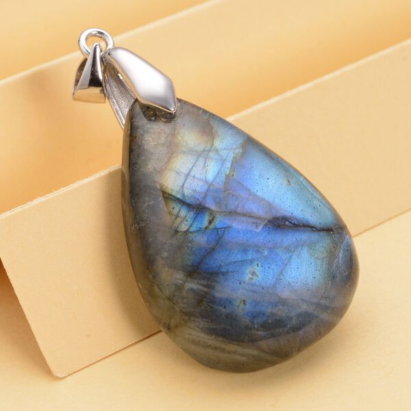 Labradorit Anh&auml;nger - 37 ct. image number 3