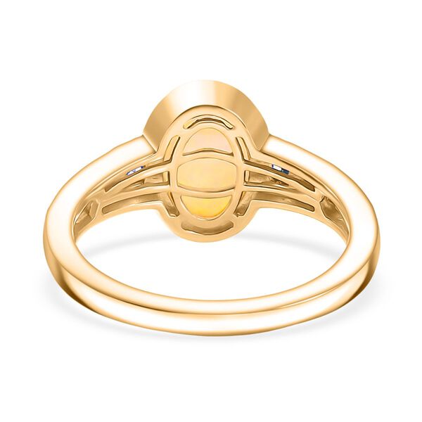 D&rsquo;Joy Nat&uuml;rlicher, &auml;thiopischer Welo Opal, ceylonfarbener Saphir und Zirkon Ring - 1,87 ct. image number 5