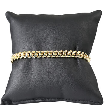 MIAMI CUBAN 925 Silber vergoldet Armband ca. 20 cm ca. 22,29g