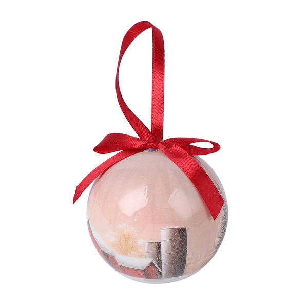 14er-Set Weihnachtskugeln in Geschenkbox, Weihnachtsmotiv, Durchmesser 7,5 cm, Rot und Mehrfarbig image number 3