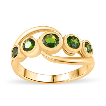 Nat&uuml;rlicher Chromdiopsid-Ring - 0,97 ct.