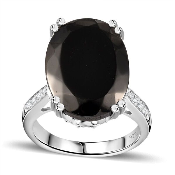 Elite Shungit und Zirkon Ring - 7,44 ct. image number 4