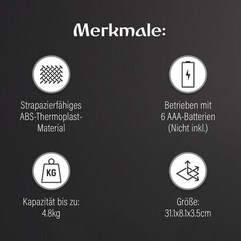 LED Bewegungsmelder-Nachtlicht mit 4 Haken