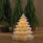 LED Kerze 13.5x15cm mit warmes Licht