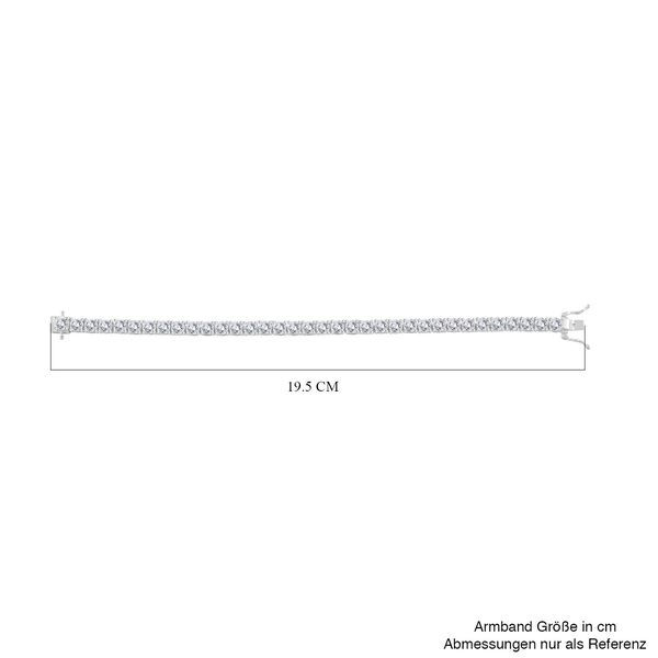 Moissanit Armband, 925 Silber rhodiniert image number 4