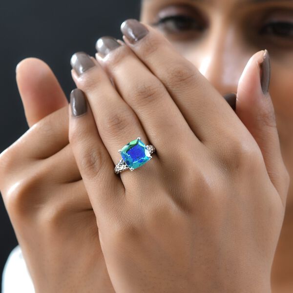 Pfau Triplett Quarz-Ring - 6,12 ct. image number 3