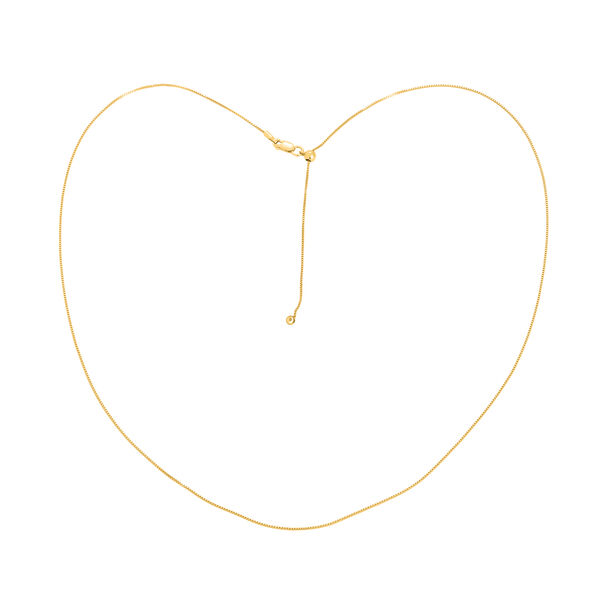 Venezianische Kette, 60 cm, 925 Silber vergoldet