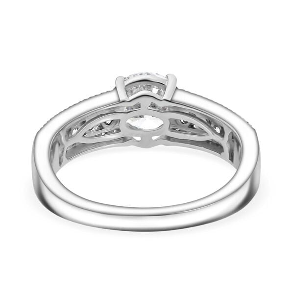 LUXURIANT DIAMOND - Lab Grown Diamant SI-GH SGL zertifiziert Ring 925 Silber rhodiniert (Größe 21.00) (10-15 Werktage Lieferzeit) ca. 1.50 ct image number 4