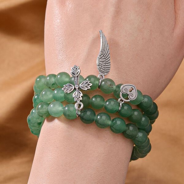 Grüner Aventurin Schmuckset  Legierung ca. 225.00 ct image number 2