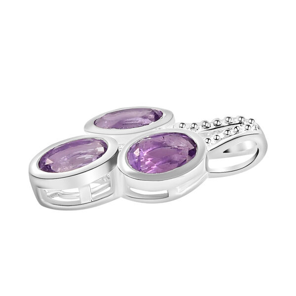 Afrikanischer Amethyst-Anh&auml;nger, 925 Silber ca. 1,36 ct image number 4