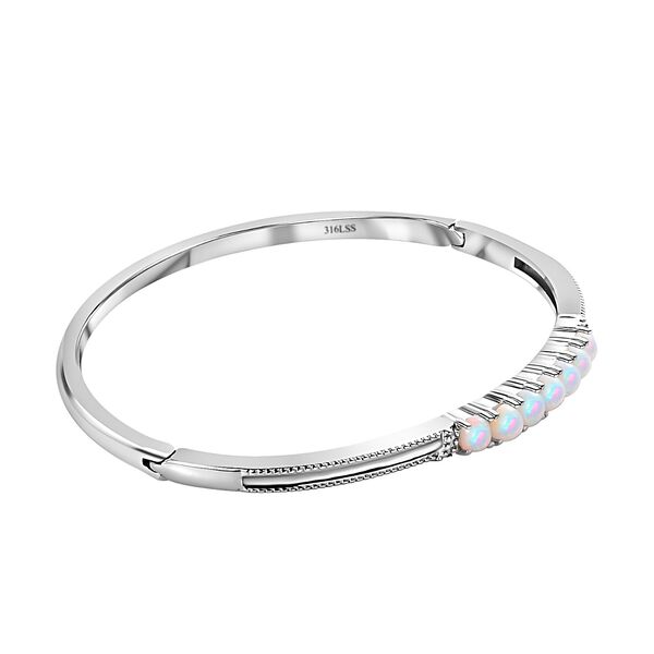 AA natürlicher, äthiopischer Welo Opal-Armreif, 19 cm - 1,38 ct. image number 4