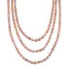 Mehrfarbige Süßwasser Perle Kette 150 cm