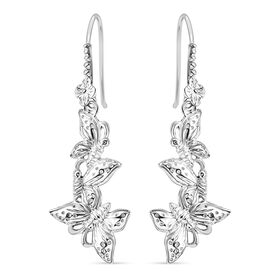 D'Joy Royal Bali - 925 Silber Ohrringe, Schmetterling
