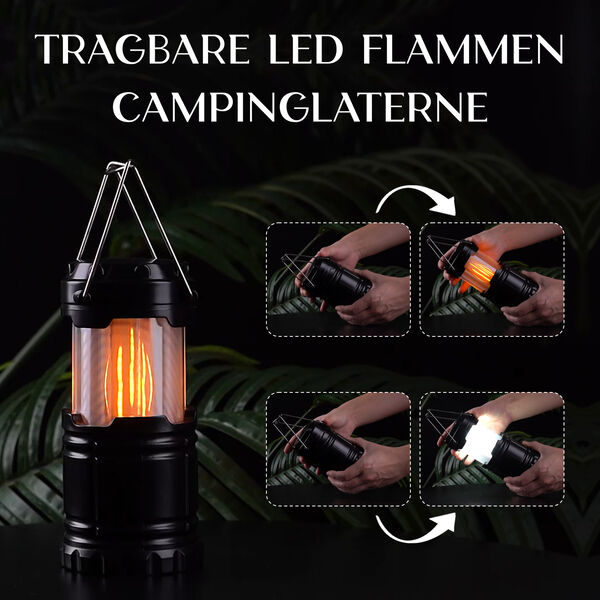 LED-Flammen Campinglaterne image number 5