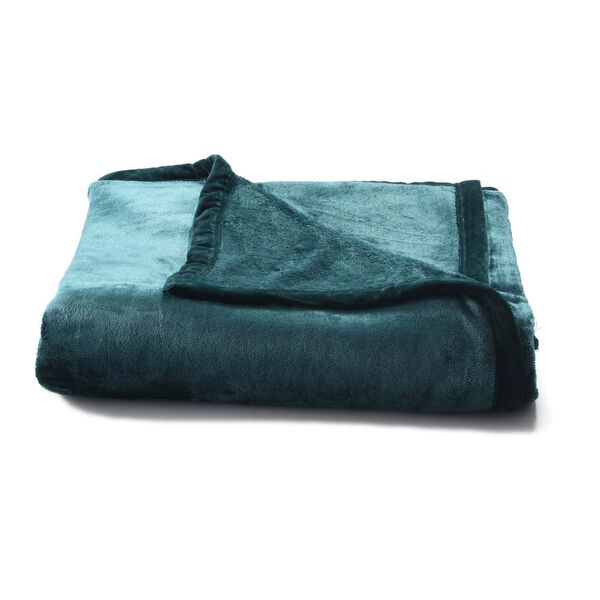 Premium Kuscheldecke aus 100% Mikrofaser, 450 gsm, Größe: 150x220 cm, blaugrün image number 5