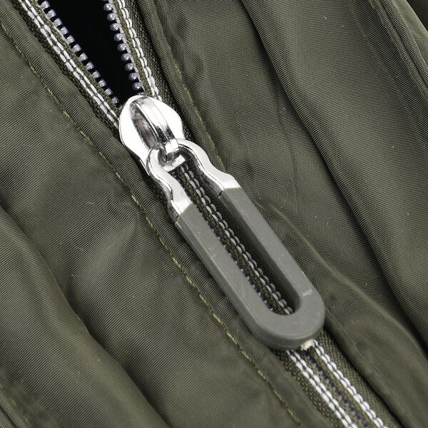 Crossbody Tasche mit mehreren Rei&szlig;verschlussf&auml;chern, abnehmbarem Schulterriemen und Tragegriffen, 26x11x20cm, Gr&uuml;n image number 7