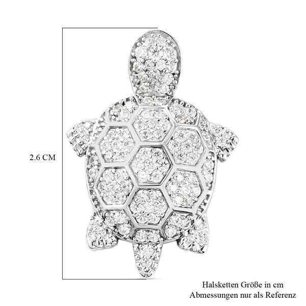 Zirkonia-Anh&auml;nger, reines Messing ca. 0,94 ct image number 6