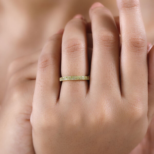 Gelber Diamant-Bandring - 0,25 ct. image number 3