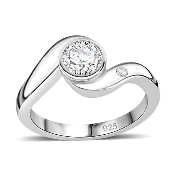 Moissanit Ring, ca. 0,46 ct image number 4