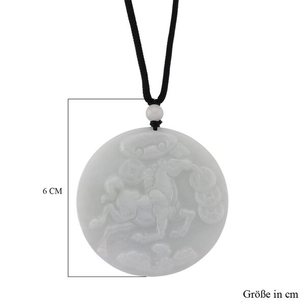 EXTREM SELTEN Nat&uuml;rliche Wei&szlig;e Jade Halskette Flexibles (ca. 70 cm) ca. 130.00 ct image number 6