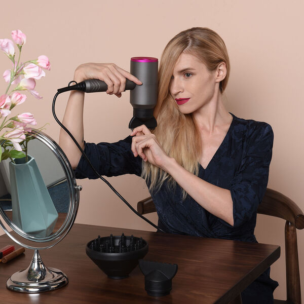 Salon Profi Haartrockner mit 3 Diffusor Aufs&auml;tzen image number 3