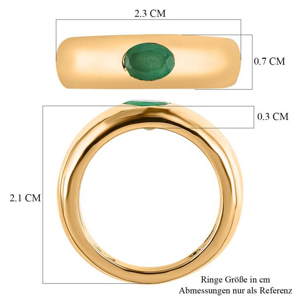 Kagem sambischer Smaragd-Ring - 0,49 ct. image number 6