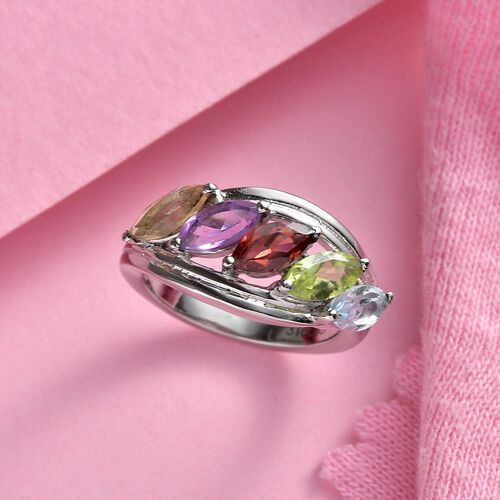 Multi-Edelstein-Ring - 1,98 ct. image number 1