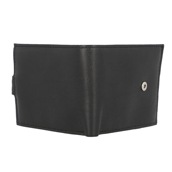 Herrengeldbörse aus echtem Leder mit RFID Schutz, Schwarz image number 6