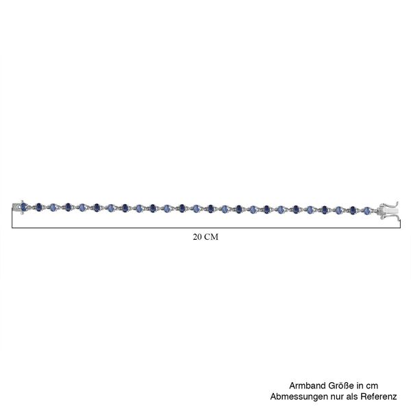 Kyanit Armband, ca. 19 cm, 925 Silber rhodiniert, ca. 5,75 ct. image number 5