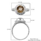 Royal Bali - Citrin Ring, 925 Silber, (Größe 19.00) ca. 2.56 ct image number 5