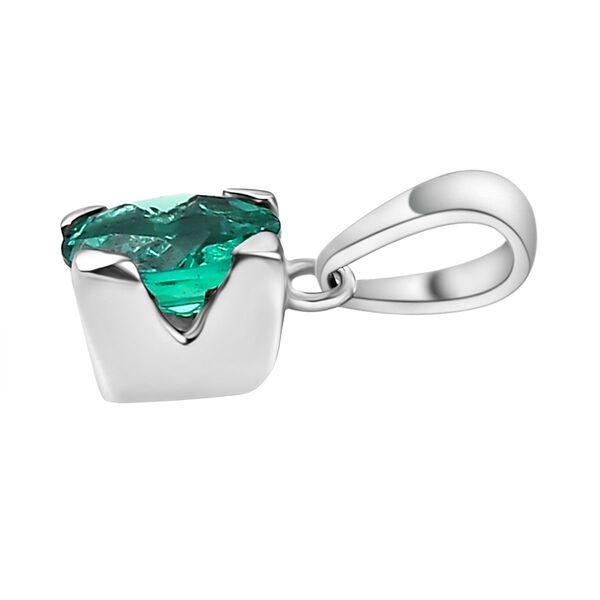 LUXURIANT AAA Labor kolumbianisches Smaragd Schmuckset, 925 Silber rhodiniert - 2,70 ct. image number 8