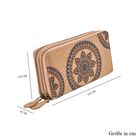 Brieftasche aus Naturkork mit doppelten Fächern und RFID Schutz, 19x10x4 cm, Mandala image number 6