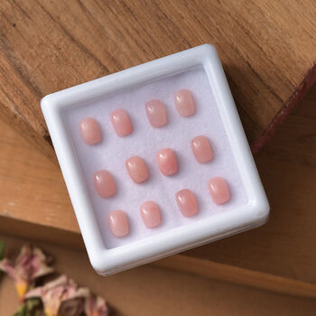 Vinicunca-Peruanischer Opal, Cushion : 6x4 : CABO : 1A,  ca. 5.80 ct