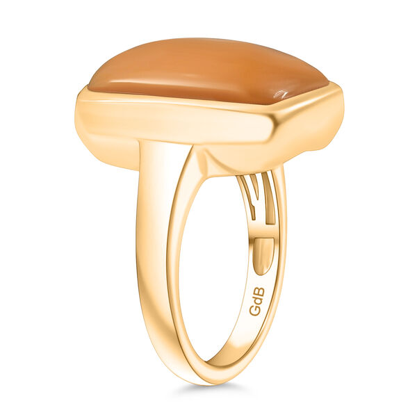 Oregon Karamell Opal Ring Messing (Gr&ouml;&szlig;e 18.00) ca. 9,24 ct image number 5