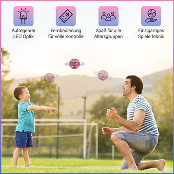 Fliegender Ball, rosa