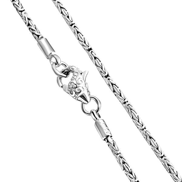 Royal Bali Kollektion - Borobudur Halskette in 925 Silber, 45 cm image number 3