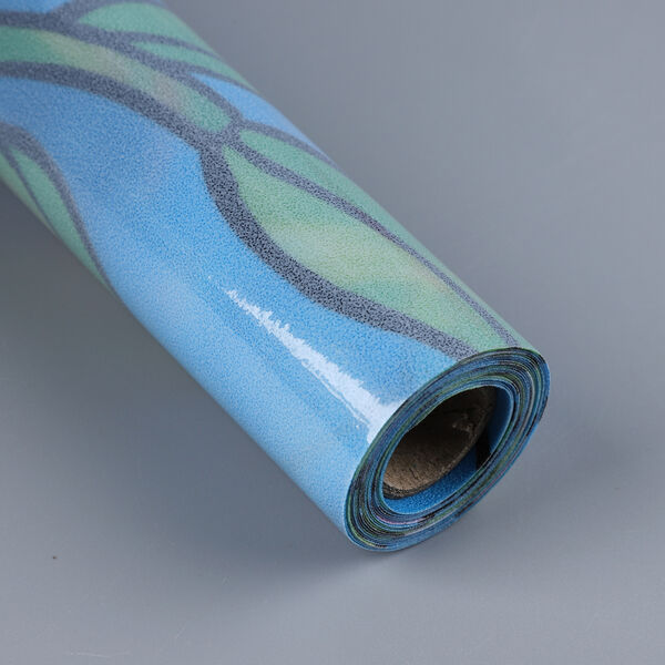 Privacy Fensterfolie, Statisch haftende, 90x185 cm, Blumen