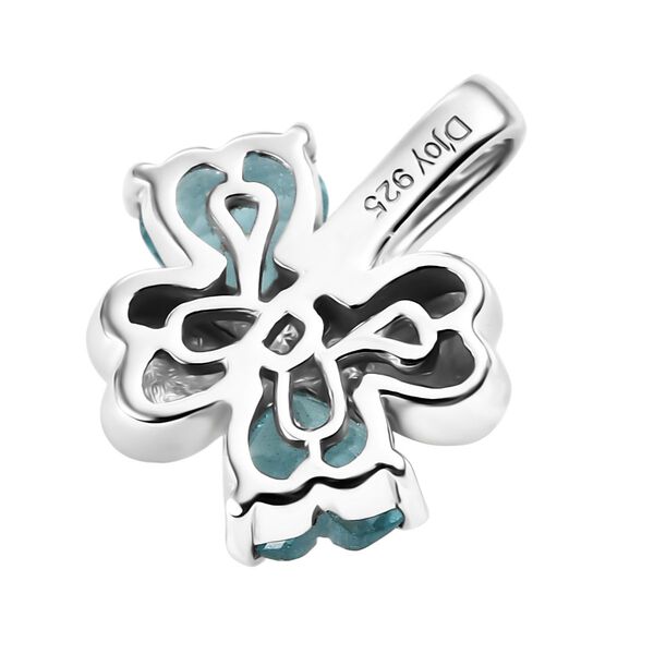 D’joy AA Betroka Blauer Apatit Anhänger 925 Silber rhodiniert ca. 0.94 ct image number 5