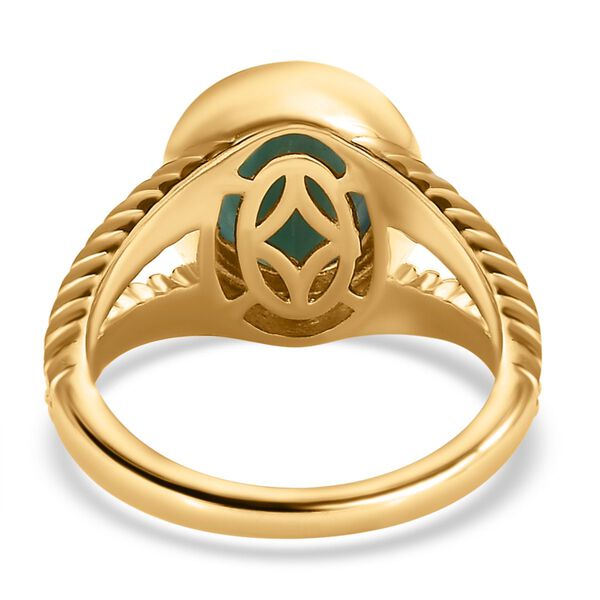 Grandidierit Ring, 925 Silber Gelbgold Vermeil, (Gr&ouml;&szlig;e 17.00) ca. 2.87 ct image number 6