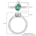 AA Äthiopischer Smaragd-Ring, 925 Silber platiniert  ca. 0,69 ct image number 6