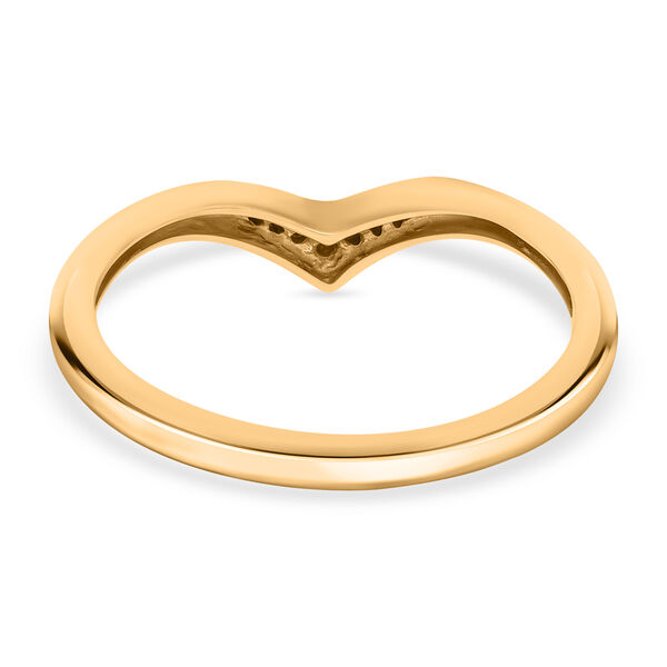 Ring mit Champagner Diamantakzenten image number 4
